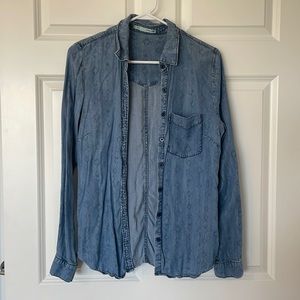Maurices women’s chambray button-up top